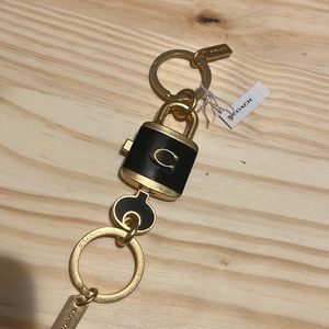 Coach key chain. New with tag. Two key chains in one